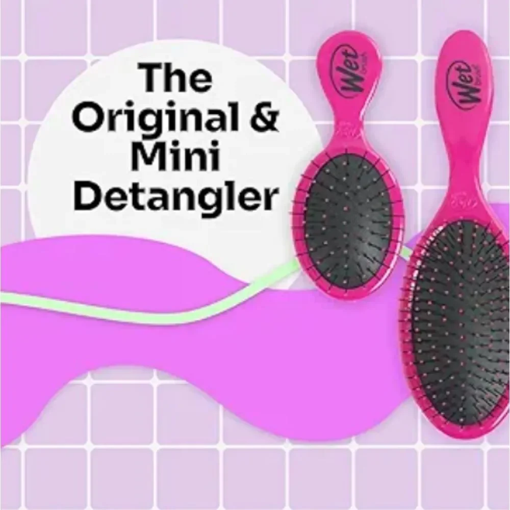 NIB Wet Brush Ultra-Soft IntelliFlex Bristles Original & Mini Detangler